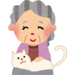 おばあさんと猫
